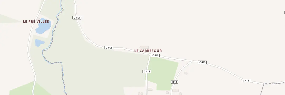 Plan du 5115 Le Carrefour à Sainte-Cérotte