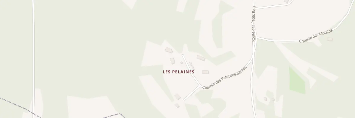 Plan du 9000 Les Pelaines à Fouleix