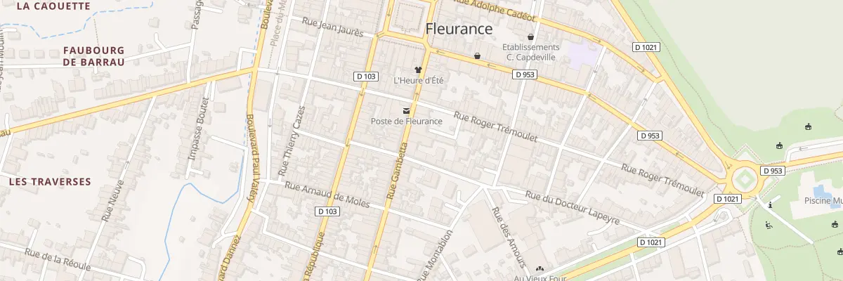 Plan du 60 Rue Gambetta à Fleurance