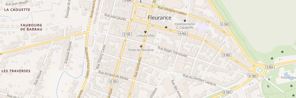 Plan du 66 Rue Gambetta à Fleurance