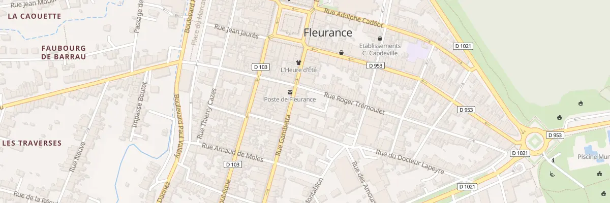 Plan du 64 Rue Gambetta à Fleurance