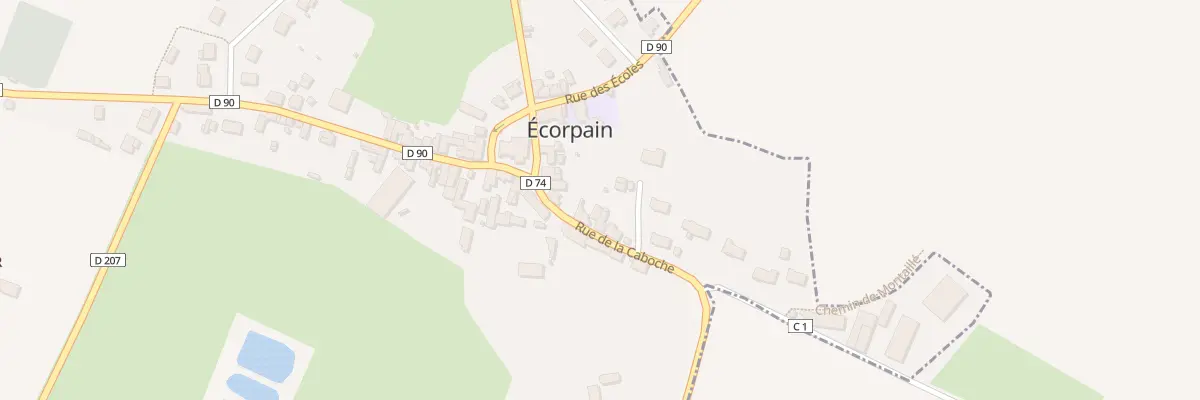 Plan du 4 Rue de la Caboche à Écorpain