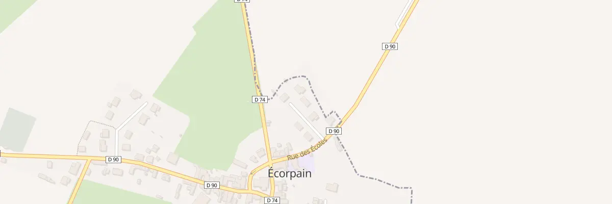 Plan du 3 Lot La Detourbe à Écorpain