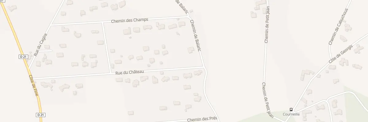Plan du 439 Rue du Château à Villeneuve-de-Rivière