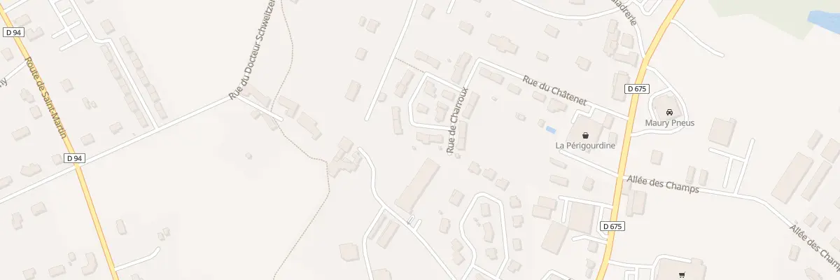 Plan du 10 Rue Ribault de Laugardiere à Nontron