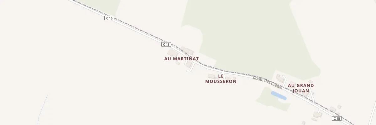 Plan du 5117 Au Martinat à Leboulin