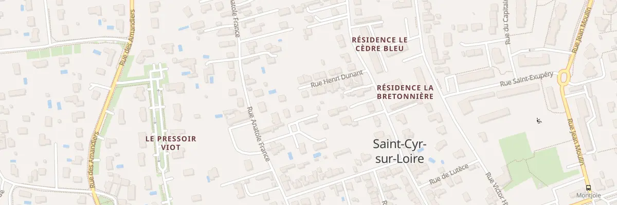Plan du 13 Rue Henri Dunant à Saint-Cyr-sur-Loire