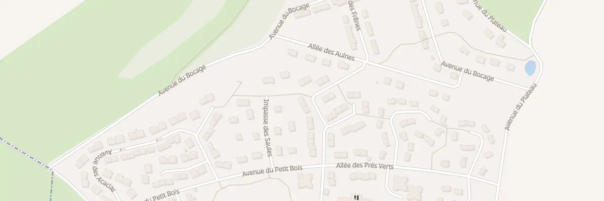 Plan du 8 All des Bourgeons à Saint-Arnoult