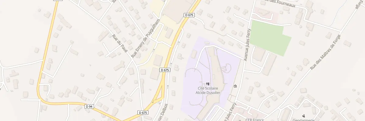 Plan du 11 Cité Yvon Delbos à Nontron