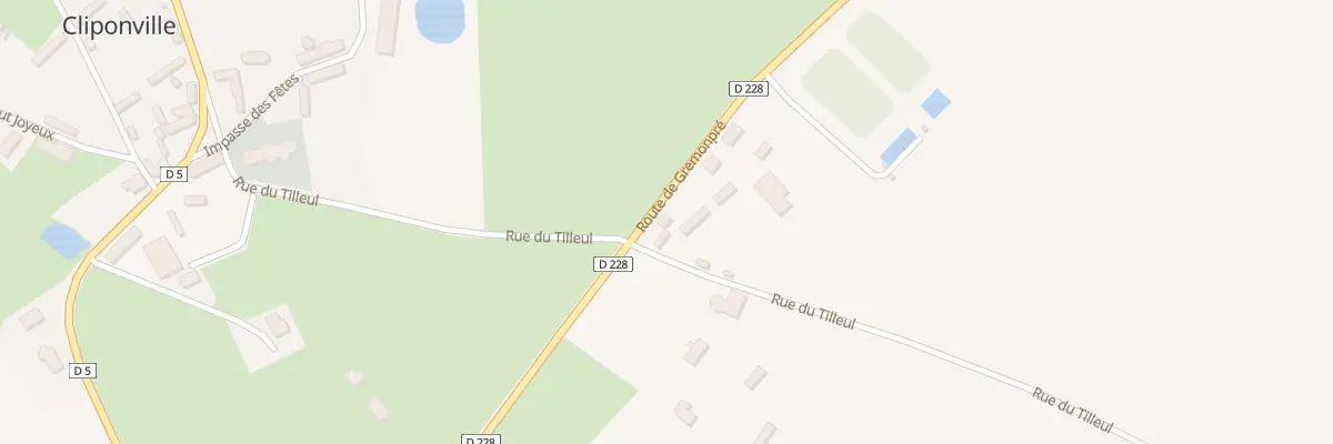 Plan du 24 Rte du Grémonpré à Cliponville
