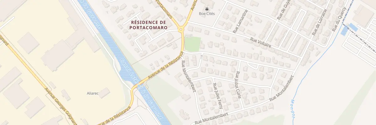 Plan du 5 Rue Montalembert à Boé