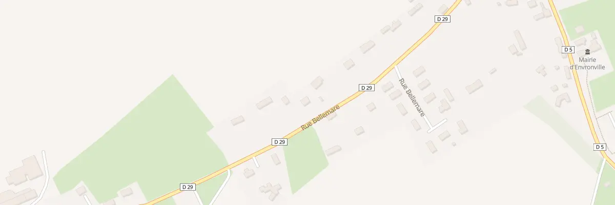 Plan du 410 Rue Bellemare à Envronville