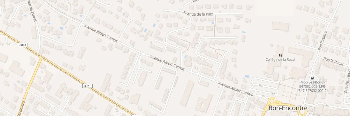 Plan du 20 Rue Kennedy à Bon-Encontre