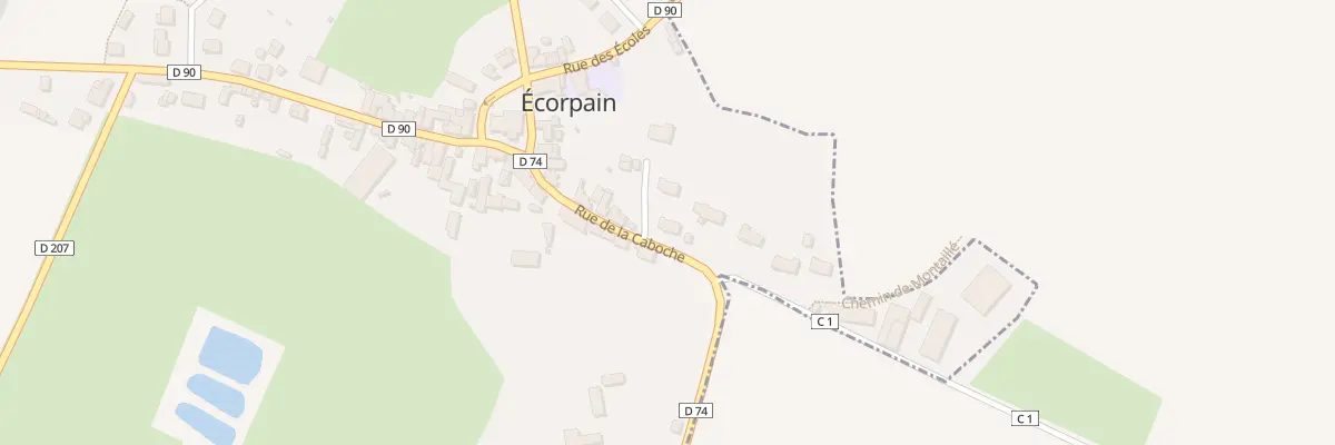 Plan du 5185 La Caboche à Écorpain