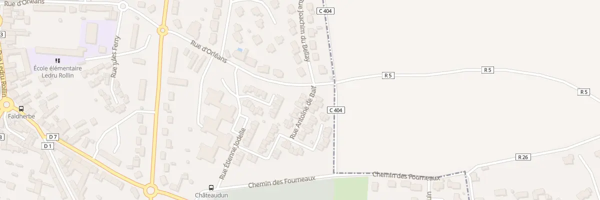 Plan du 4 Rue Antoine De Baif à La Ferté-Bernard