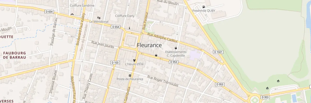 Plan du 76 Rue Jean Jaurès à Fleurance