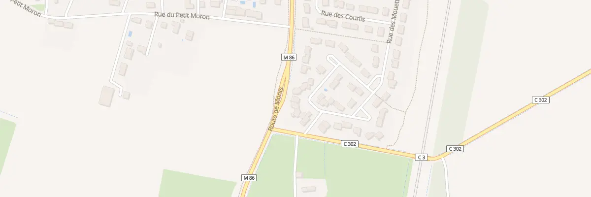 Plan du 10 Rue des Goélands à Joué-lès-Tours