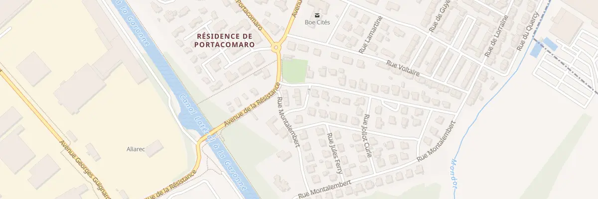 Plan du 4 Rue Pasteur à Boé