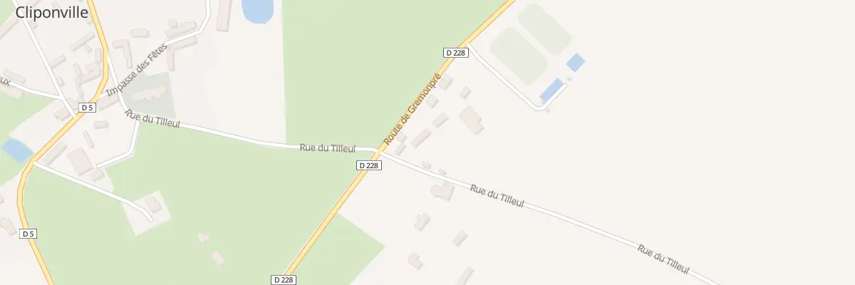 Plan du 325 Rue du Tilleul à Cliponville