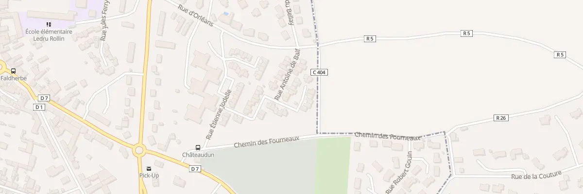 Plan du 9 Rue Antoine De Baif à La Ferté-Bernard