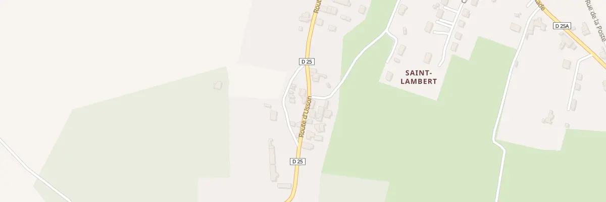 Plan du 14 Rte d’Usson à Queaux