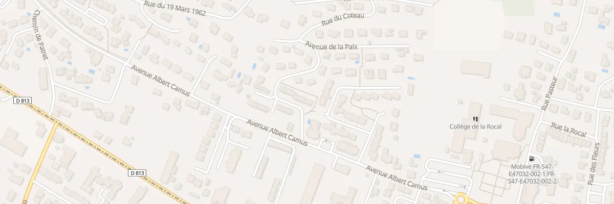 Plan du 23 Rue Kennedy à Bon-Encontre