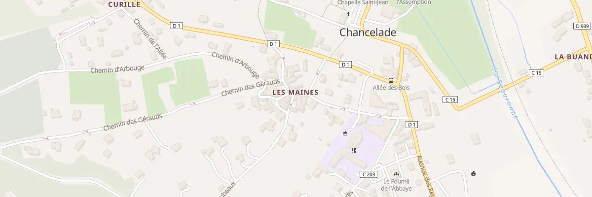 Plan du 1 Rue des Combeaux à Chancelade