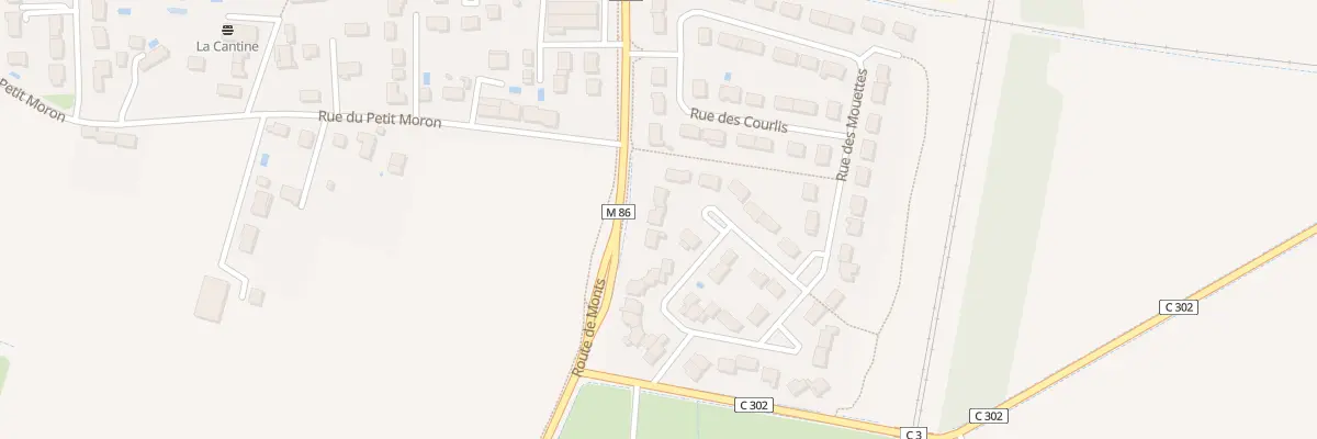 Plan du 22 Rue des Goélands à Joué-lès-Tours