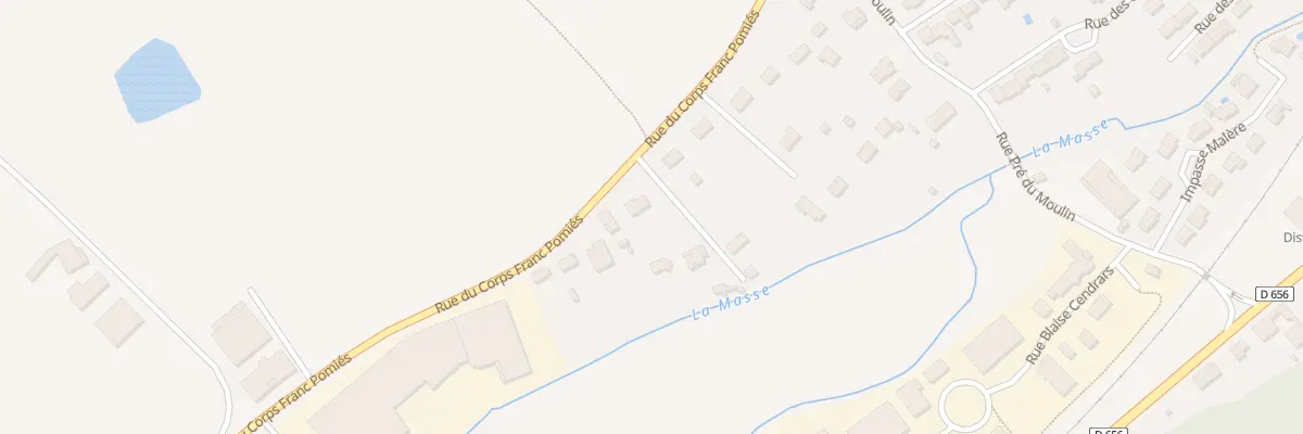Plan du 25 Rue du Corps Franc Pommies à Pont-du-Casse