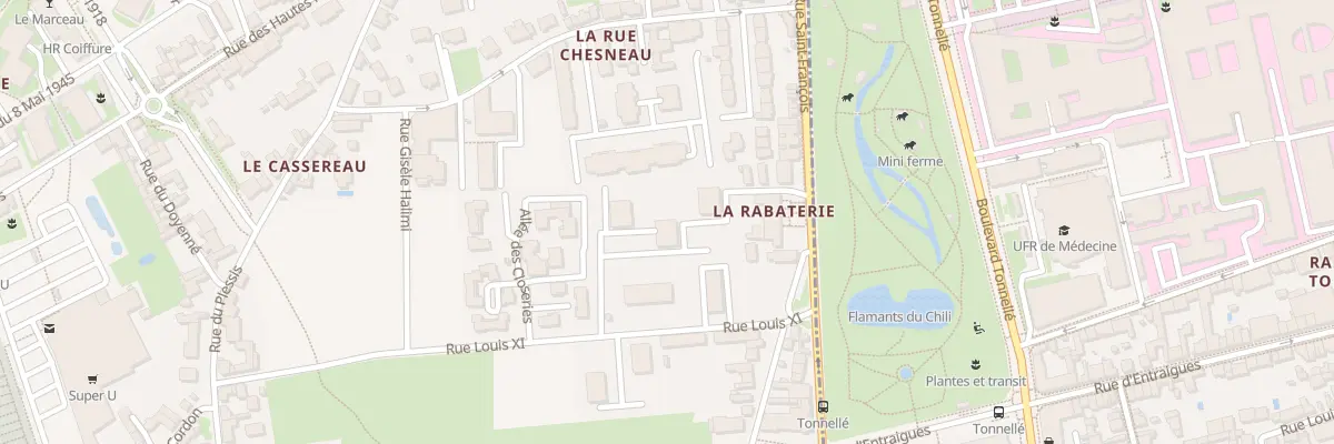 Plan du 9 Rue Louis XI à La Riche