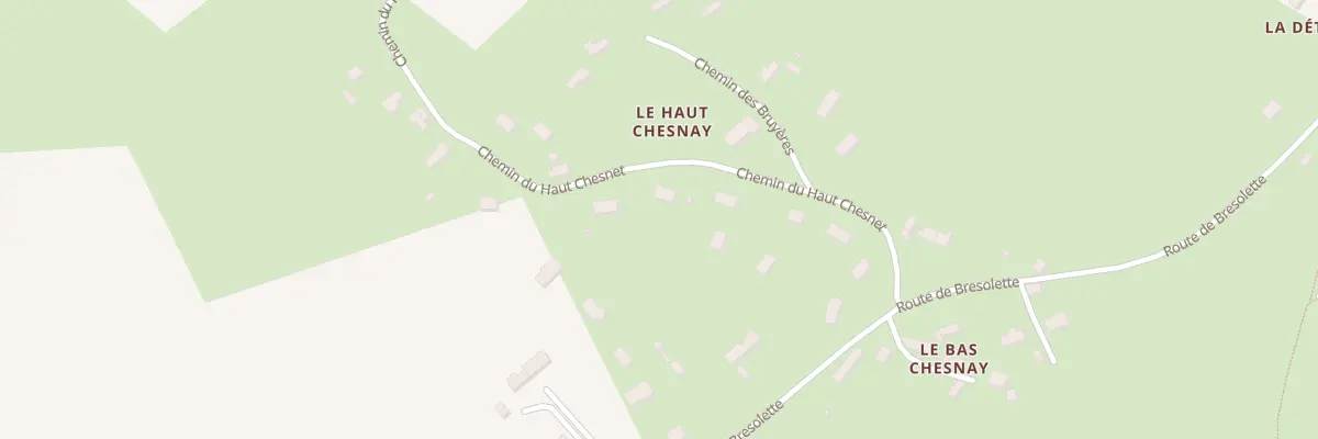 Plan du 219 Che du Haut Chesnet à Irai