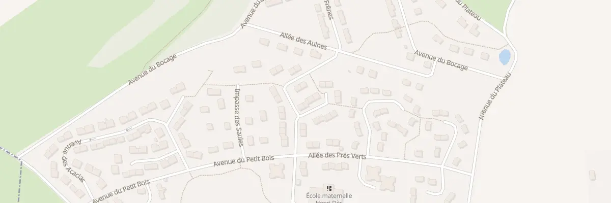 Plan du 2 All des Pommiers à Saint-Arnoult