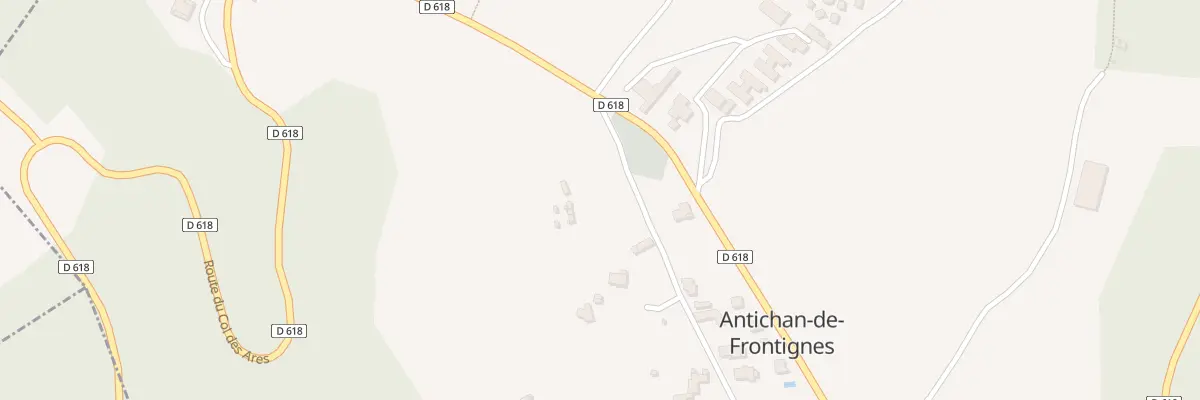Plan du 10 Rue de la Prade à Antichan-de-Frontignes