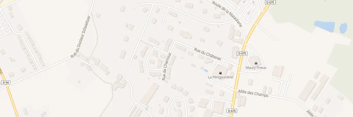Plan du 1 Rue de Charroux à Nontron