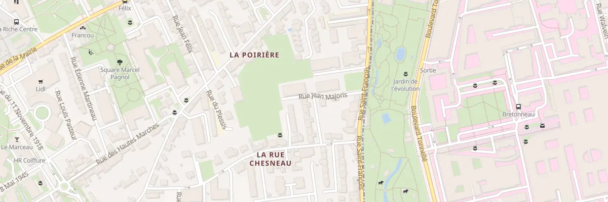 Plan du 12 Rue Jean Majoris à La Riche