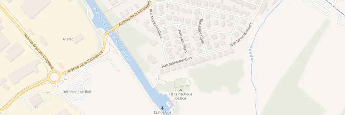 Plan du 17 Rue Montalembert à Boé
