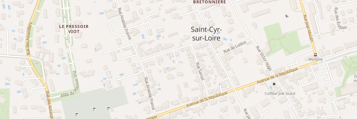 Plan du 13 Rue Foch à Saint-Cyr-sur-Loire
