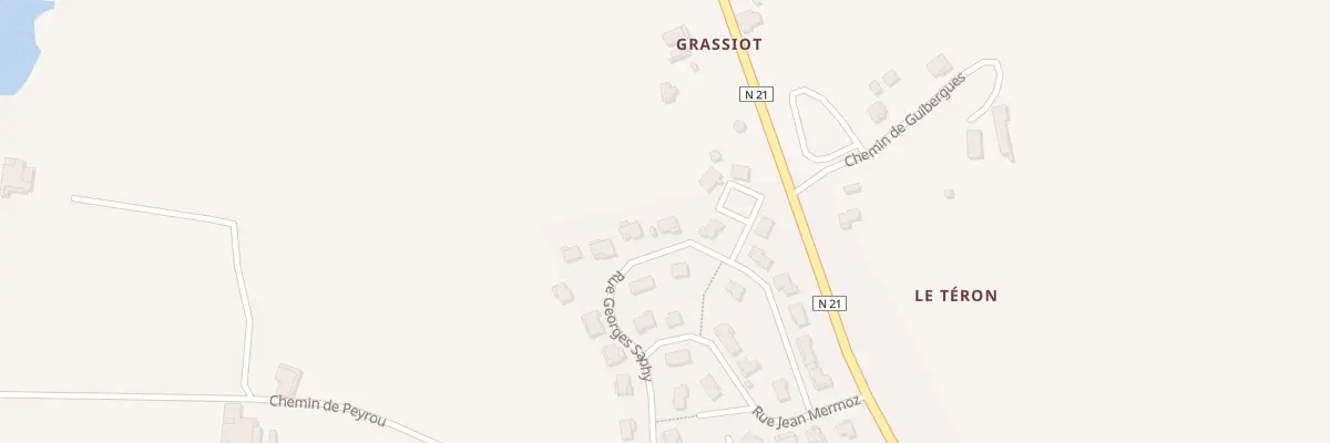 Plan du 340 La Boulbene à Castelnaud-de-Gratecambe