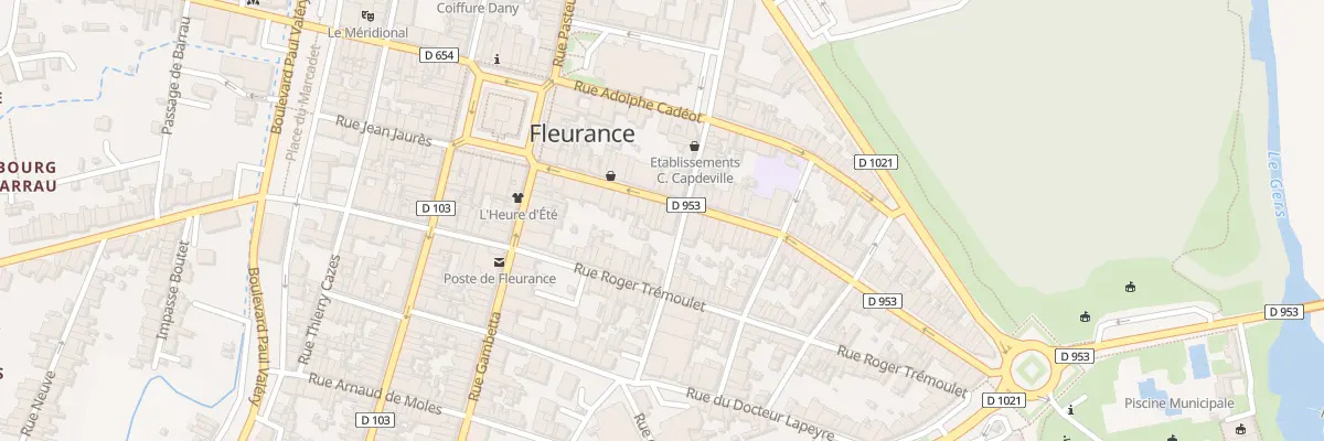 Plan du 71 Rue Jean Jaurès à Fleurance