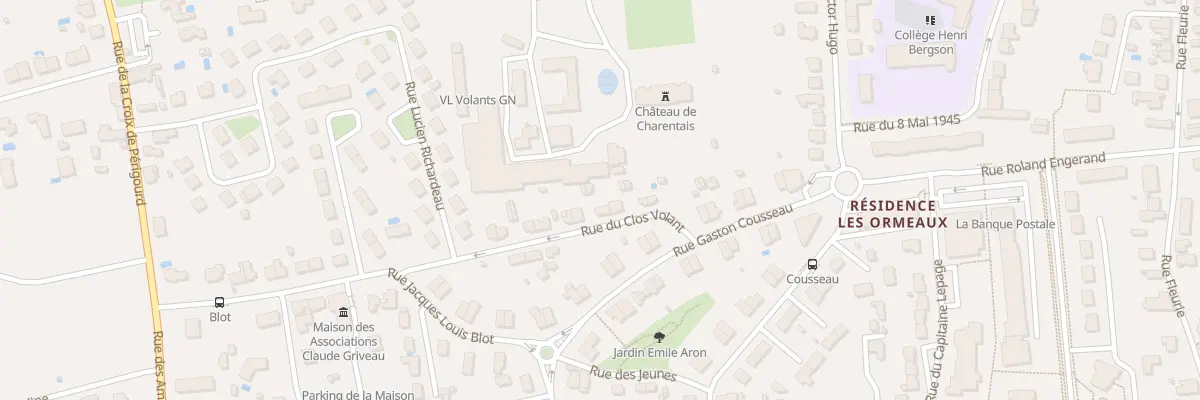 Plan du 10 Rue du Clos volant à Saint-Cyr-sur-Loire