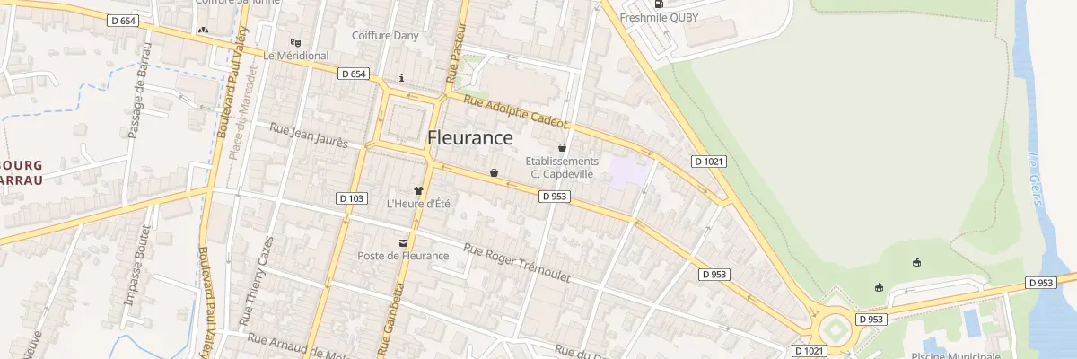 Plan du 64 Rue Jean Jaurès à Fleurance