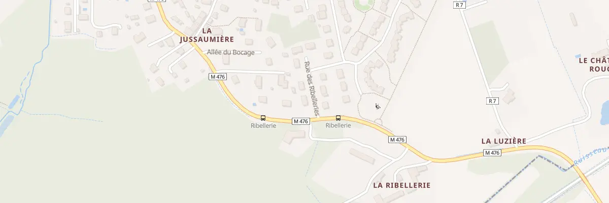 Plan du 1 Rue des Ribelleries à Mettray