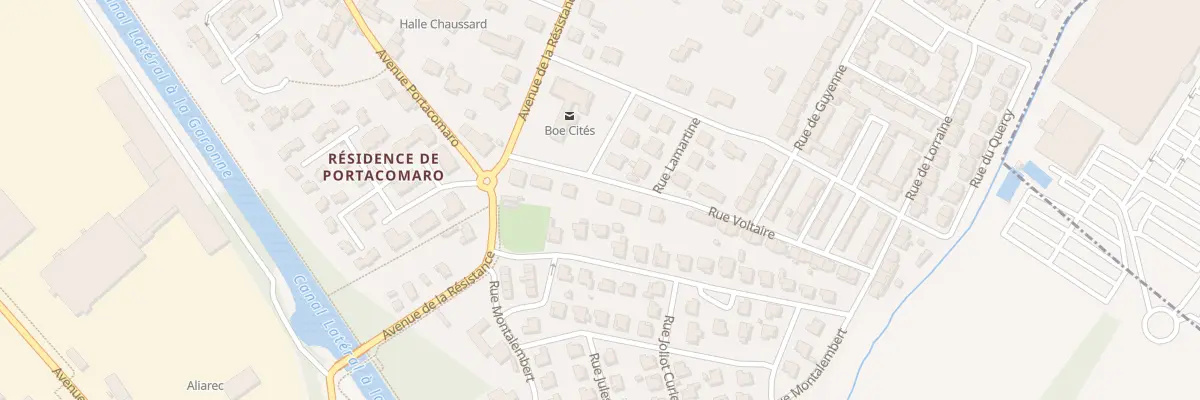 Plan du 7 Rue Voltaire à Boé