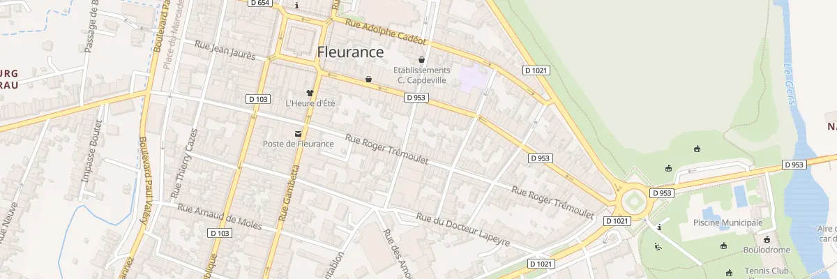 Plan du 60B Rue Roger Trémoulet à Fleurance
