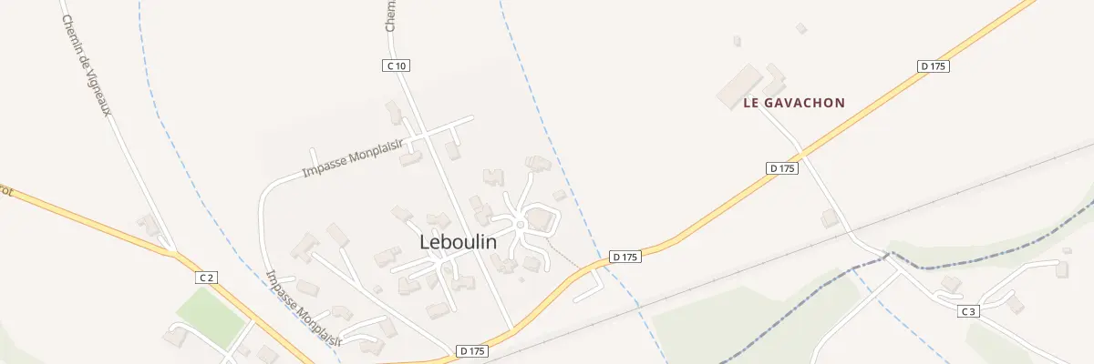 Plan du 2 Pl de la Mairie à Leboulin