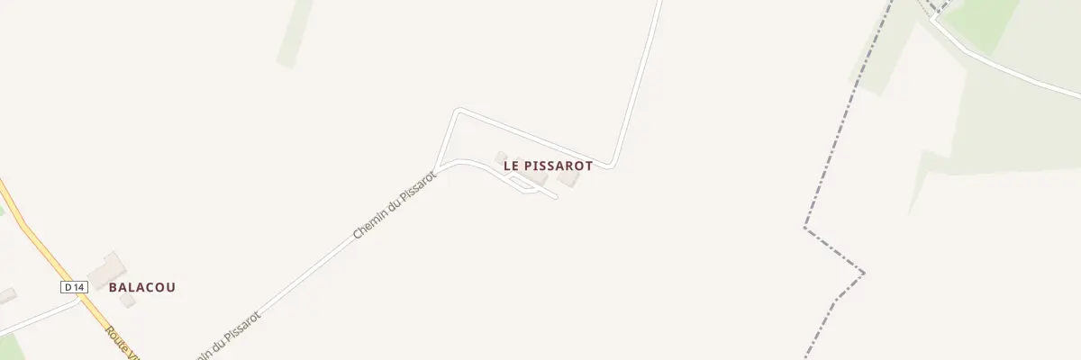 Plan du 32 Le Pissarot à Boisse