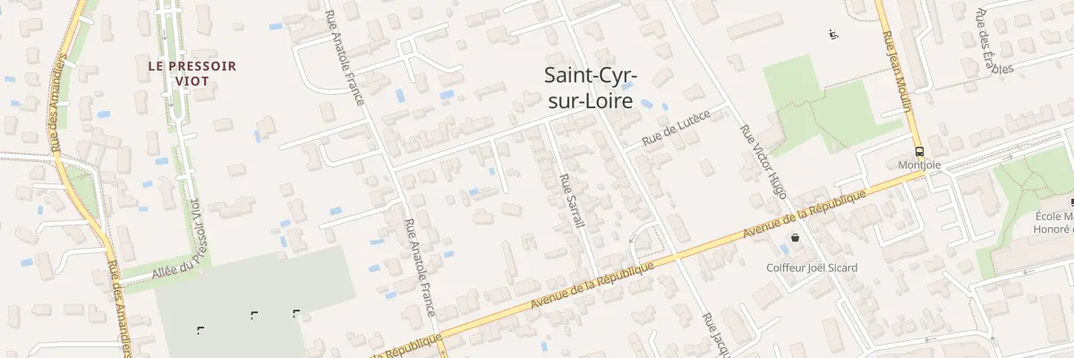 Plan du 20 Rue Sarrail à Saint-Cyr-sur-Loire