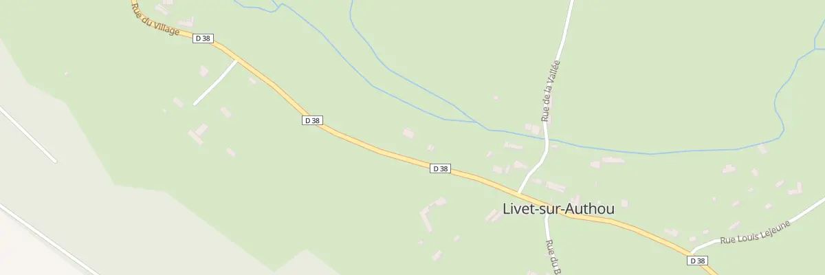 Plan du 91 Le Village à Livet-sur-Authou