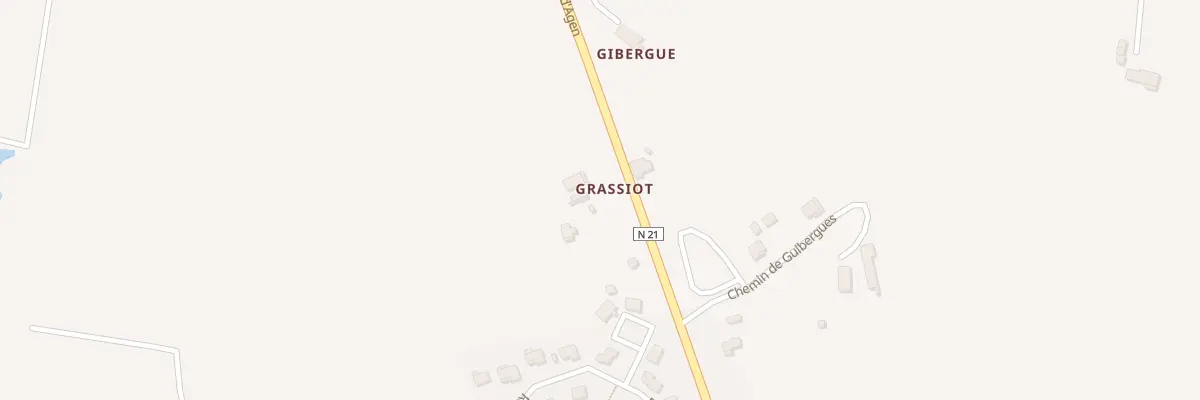 Plan du 1134 Rte d’Agen à Castelnaud-de-Gratecambe