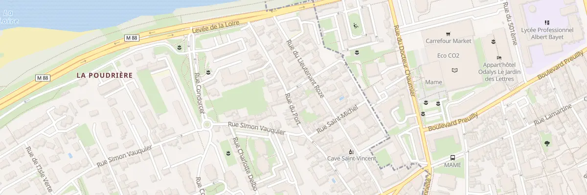Plan du 27 Rue du Port à La Riche